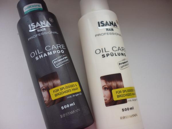 Шампунь и кондиционер для ломких и секущихся волос фирмы ISANA - самые обычные средства.
